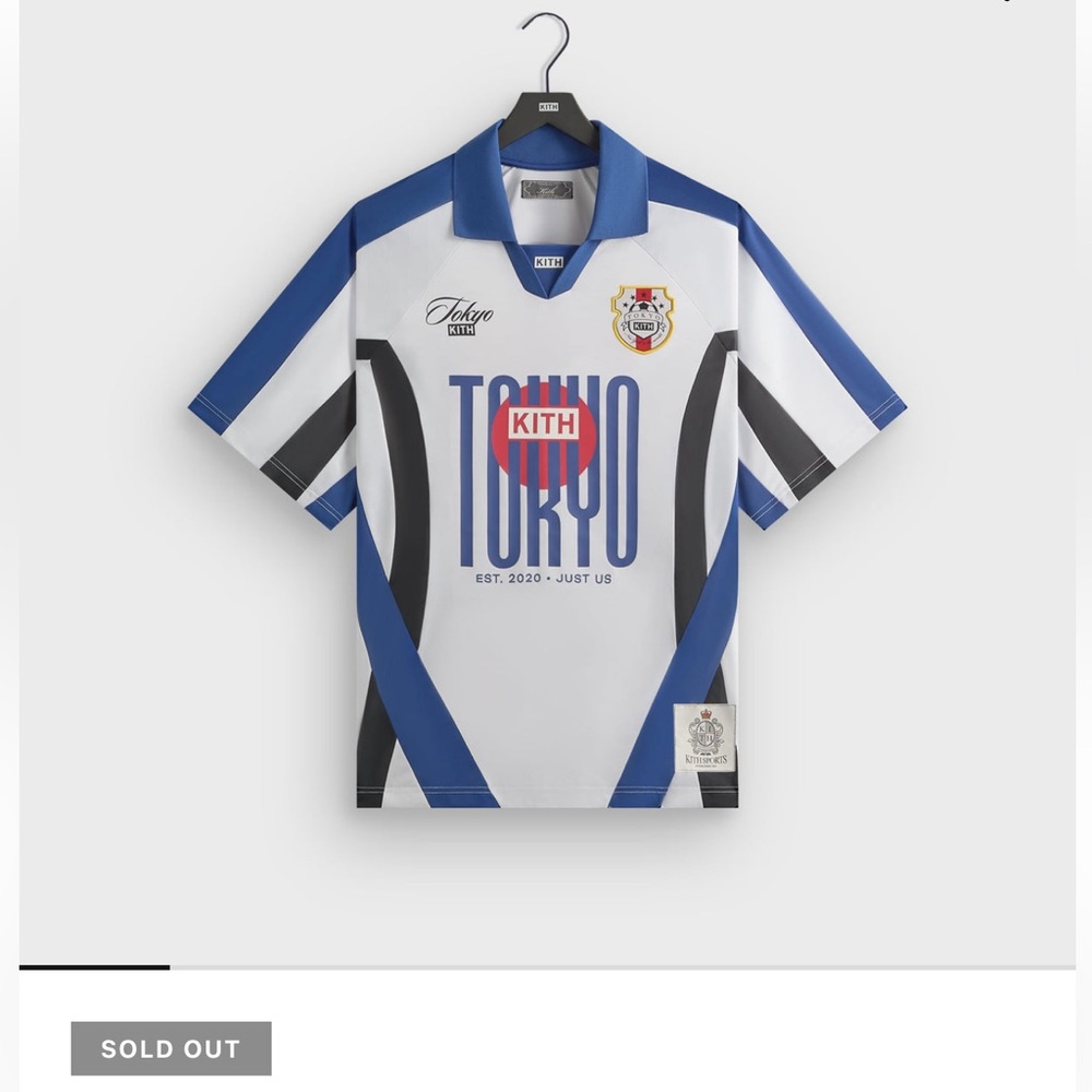 NWT Kith Tokyo 5 Year Anniversary Soccer Jersey